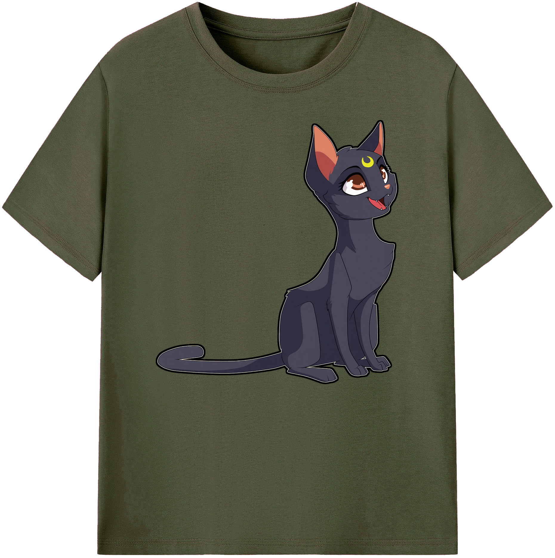 （画像用） 美少女戦士セーラームーン Sailor Moon 綿100％ メンズ半袖Tシャツ｜肌触りやわらか＆通気性